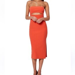 Bec and Bridge Midi cut out dress